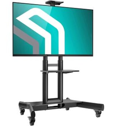 75-Zoll Monitor mit fahrbarem Ständer