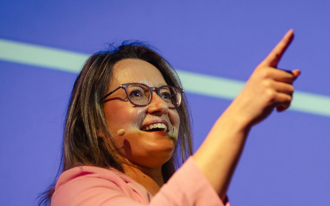 Referentin auf der Keynote-Bühne der WorkflowAnalytica