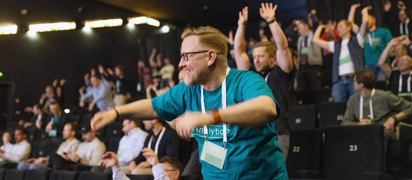 Publikum im Saal des Colosseum Berlin während der WorkflowAnalytica